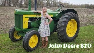 1958 John Deere model 820 startup