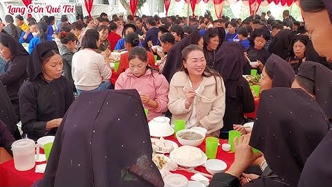 Toàn Cảnh Lễ Tiệc Cỗ Đặt Bàn Mụ Xã Chiến Thắng,Hội Tụ Đông Nghệ Nhân Hát Sli Và Chủ Nhà Tiếp Chu Đáo