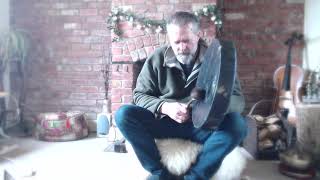 Black Buffalo Shamanic Drum