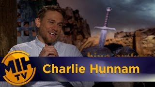 Charlie Hunnam King Arthur: Legend of the Sword Interview