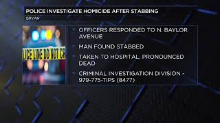 Bryan police investigate murder
