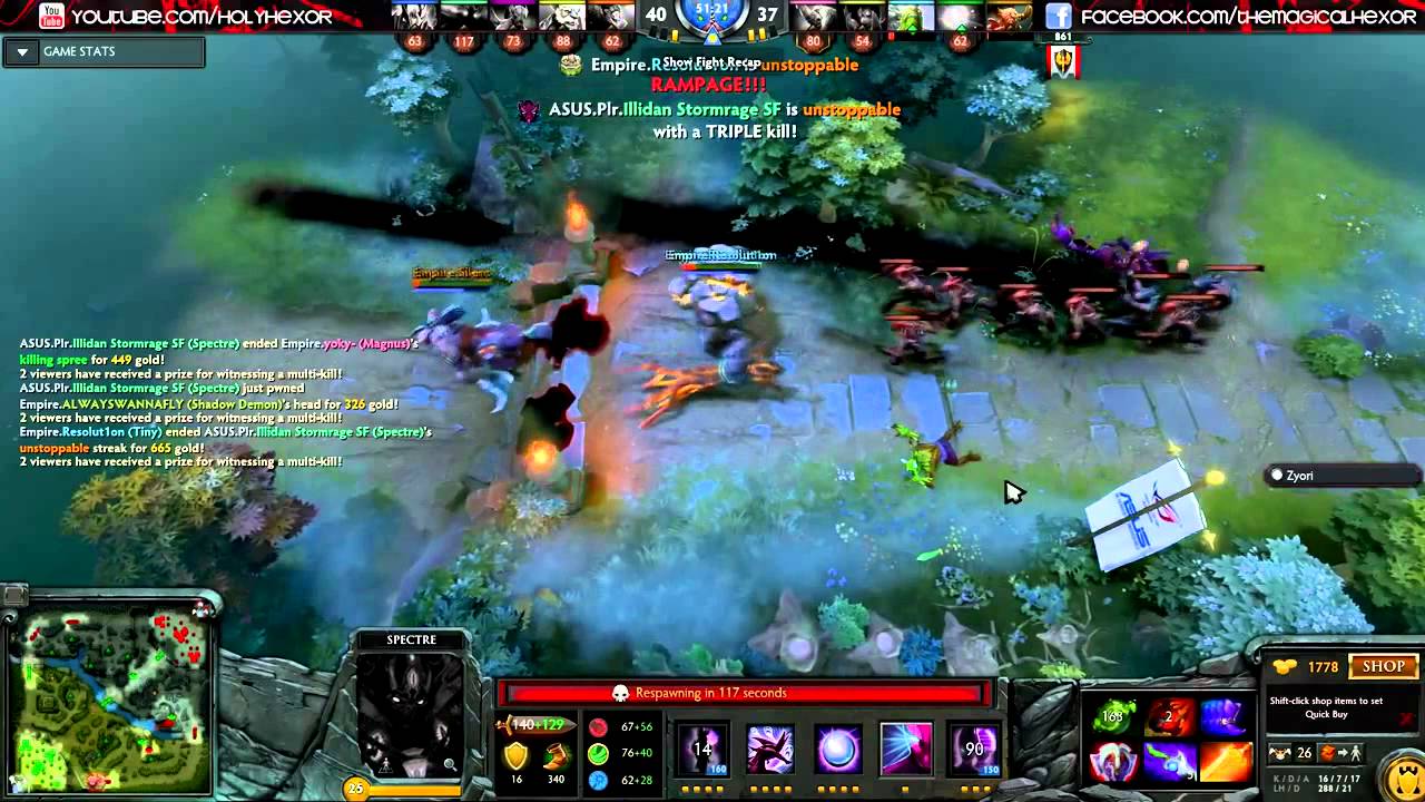 LEGENDARY Rampage by Empire Resolut1on vs  ASUS Polar Dota 2 1