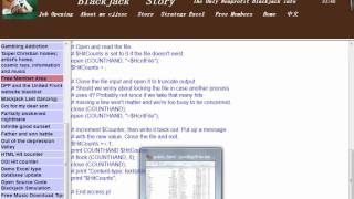 Demo Web Hit Counter on HTML @blackjackstory.com