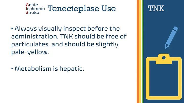 Tenecteplase Use In Acute Ischemic Stroke