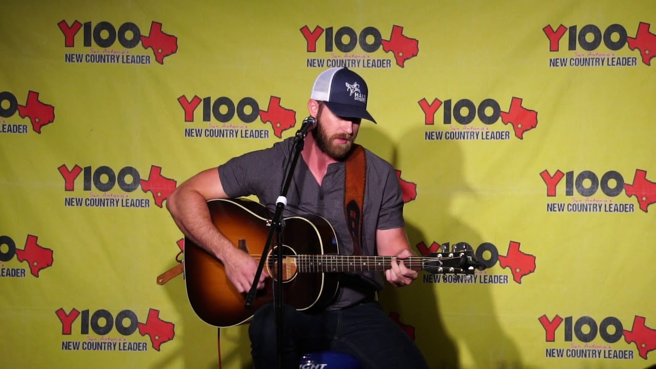 Riley Green Time" acoustic Live at Y100 August 16, 2018 Chords