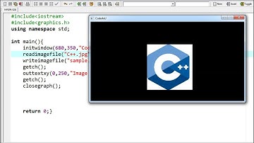 Add image on C++ Output Console | graphics.h in C++ | Code4xU
