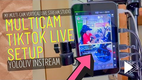 My Multicam Vertical Live Streaming Studio Equipment Setup for TikTok Live - Using Yololiv Instream