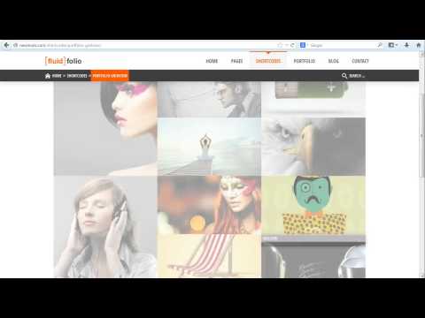 FluidFolio - Shortcode - Portfolio - GridView