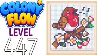 Colony flow level 447 walkthrough solution 