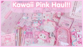 Huge Kawaii Pink Sanrio Haul!!! screenshot 3