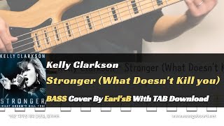 Kelly Clarkson - Stronger(What Doesn't Kill You)_Bass Cover Solution No.162 with TAB(베이스 커버 타브악보 포함)