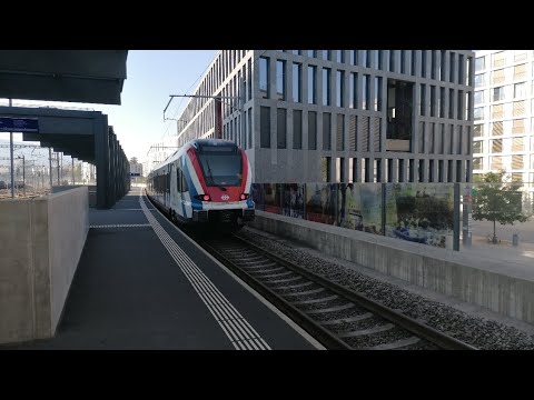 Lancy Point Rouge Bahnhofs Tour am Bahnhof Lancy Point Rouge in Genf. - YouTube