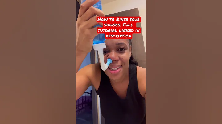 Sinus Rinse tutorial - go watch the full video linked on the description!!! - DayDayNews