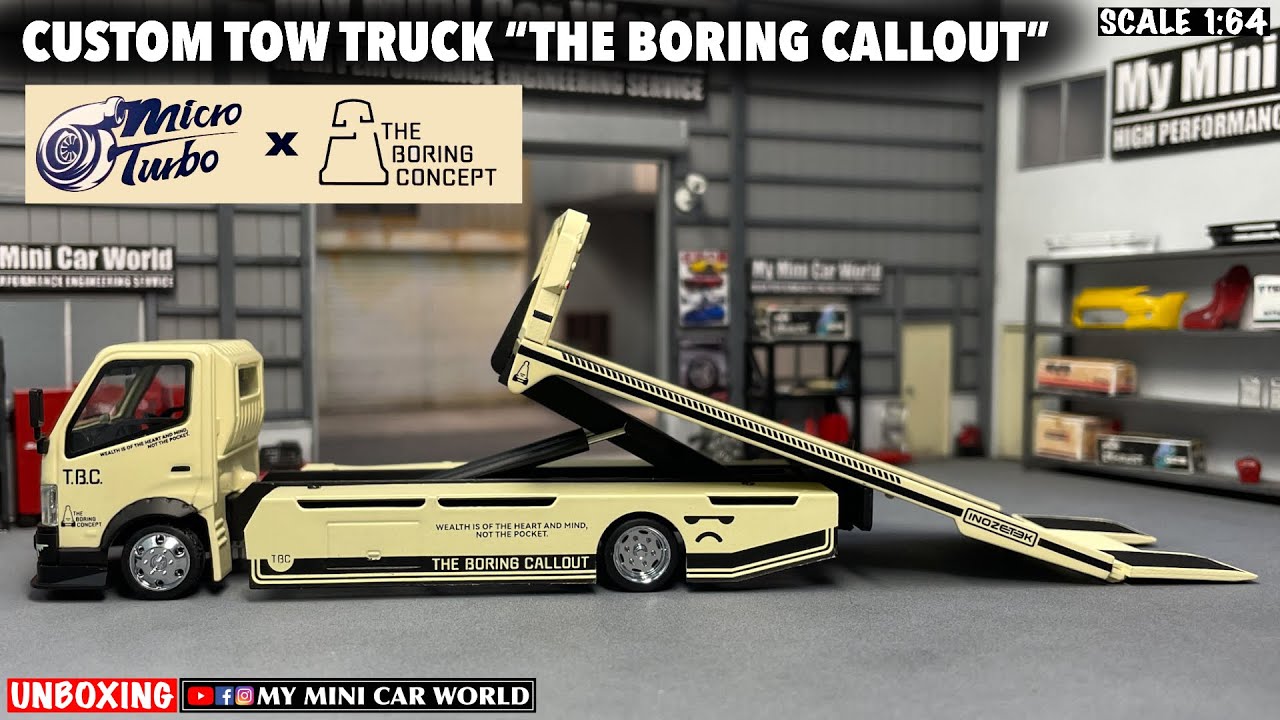 MY MINI CAR WORLD』UNBOXING MICRO TURBO x THE BORING CONCEPT 1/64