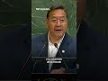 Arce denuncia "imperialismo" de EE.UU. en LATAM y el mundo