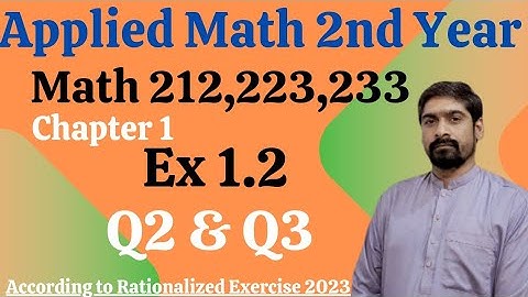 Evaluate Limits of Functions - DAE Math 212, 223, 233 Exercise 1.2 Question 2 & 3 Solution