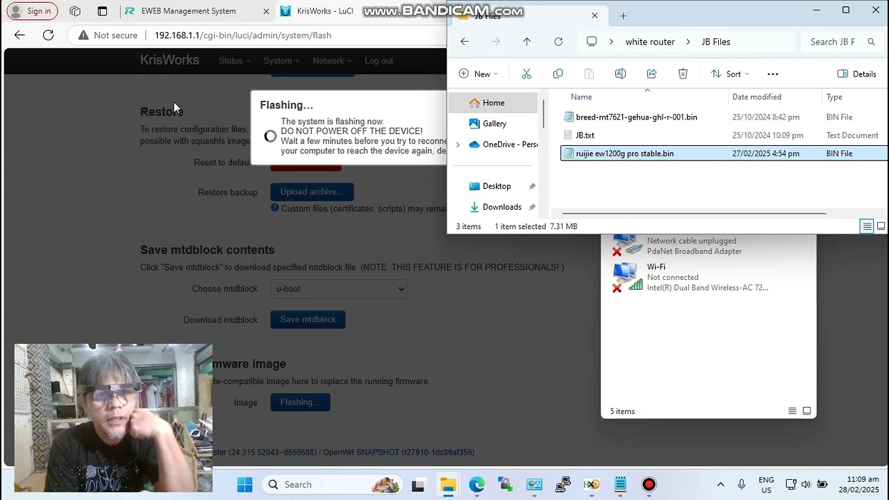 Ruijie EW1200G PRO Openwrt Error UPDATE LIST to install Softwares..SOLUTION!!!