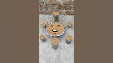 7 glass Sand Amazing Kinetic ASMR Amazing video 🫣 #shorts