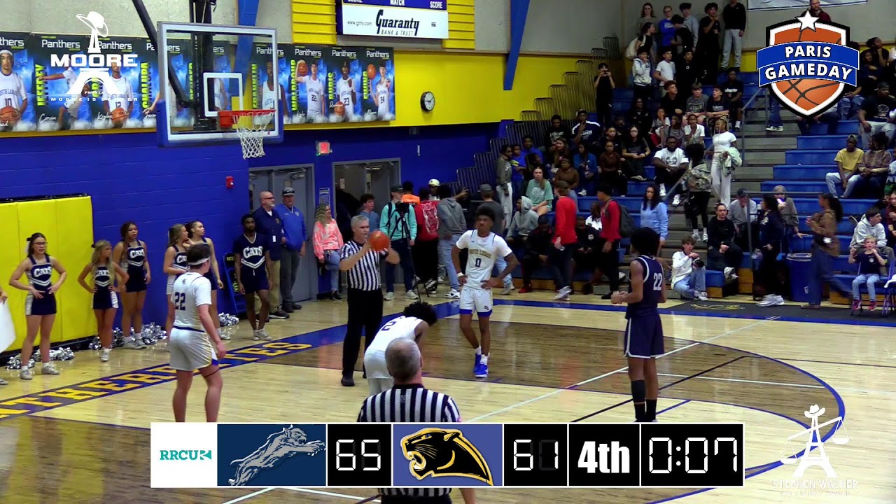 North Lamar Panthers vs Paris Wildcats Basketball - LIVE on Paris Gameday