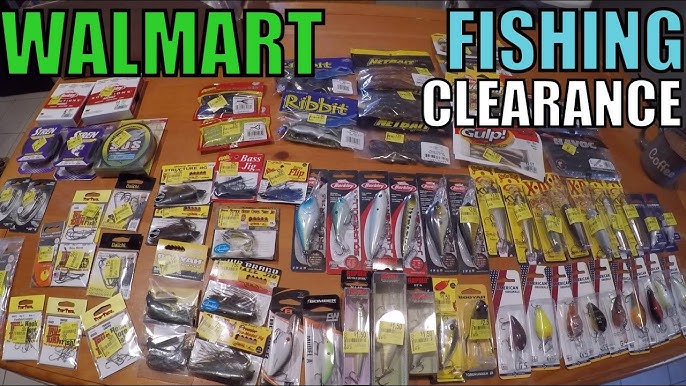 Start looking for clearance fishing gear at Walmart! - LIVE! 3/3/18 