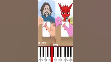 Easy Magic Trick Tutorial Minicraft Movie and Sprunki (@fash) - Octave Piano Tutorial