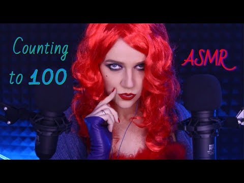 АСМР Ты точно уснёшь! 💋 Медленный счёт от 1 до 100 💖 Джессика Рэббит