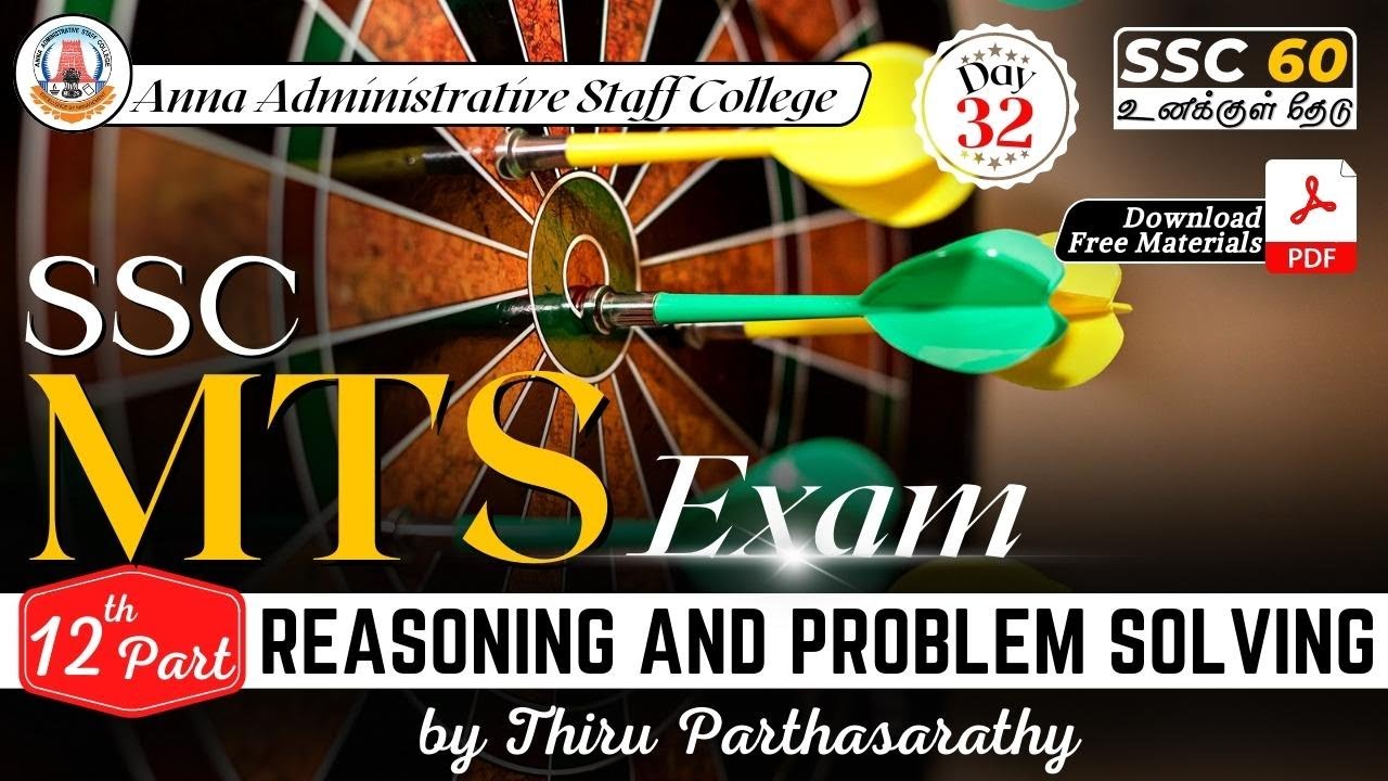 reasoning ability and problem solving ssc mts