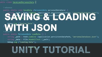 Unity JSON Saving and Loading Tutorial
