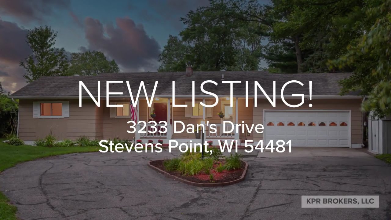 SOLD 3233 Dan's Drive, Stevens Point WI 54481 KPR Brokers, LLC YouTube