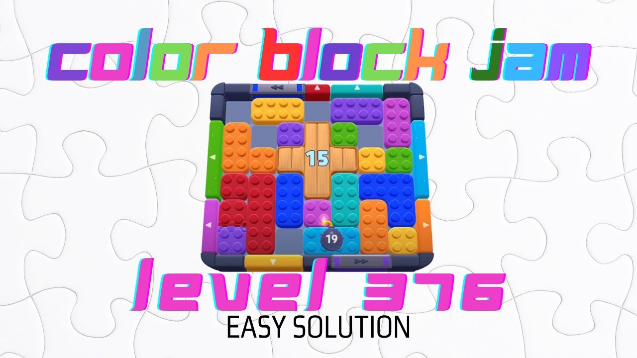 Color Block Jam Level 376 Easy Solution Walkthrough - YouTube