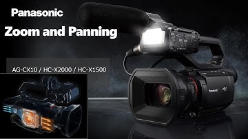 Zoom and Panning test PANASONIC camcorder HC-X1500/HC-X 2000