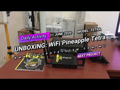 Hotspot System Activity: Unboxing WiFi Pineapple TETRA. Part I