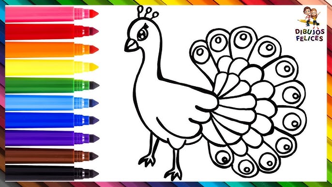 Dibuja y Colorea Un Pavo Real Arcoiris 🦚🌈 Dibujos Para Niños - YouTube dibuja-y-colorea-un-pavo-real-arcoiris-dibujos-para-ni-os-youtube