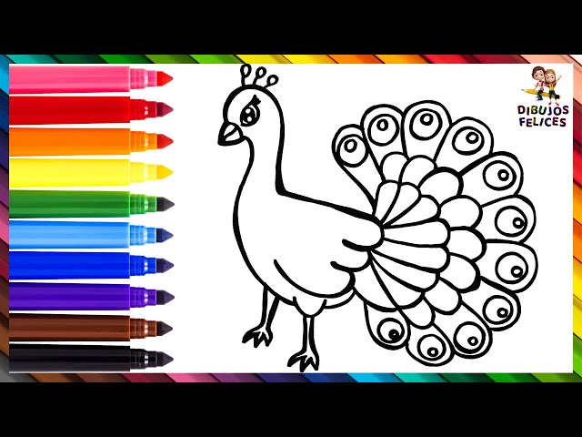 Dibuja y Colorea Un Pavo Real Arcoiris 🦚🌈 Dibujos Para Niños - YouTube dibuja-y-colorea-un-pavo-real-arcoiris-dibujos-para-ni-os-youtube