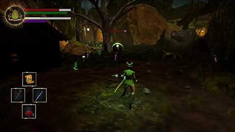 Battling Swamp Bugs in the Dalamase Fishing Village (Indie Game Kristala)