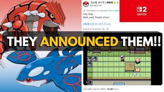 Pokémon Ruby/Sapphire/Emerald SWITCH ports got SNEAK PEEKED!!