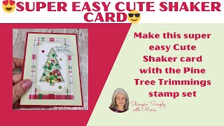 🔴Adorable Shaker Card Tutorial Super EASY🎄