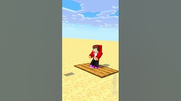 HELP JJ Mikey JJ sister to punch through Bedrock target - Maizen Minecraft Animation #maizen