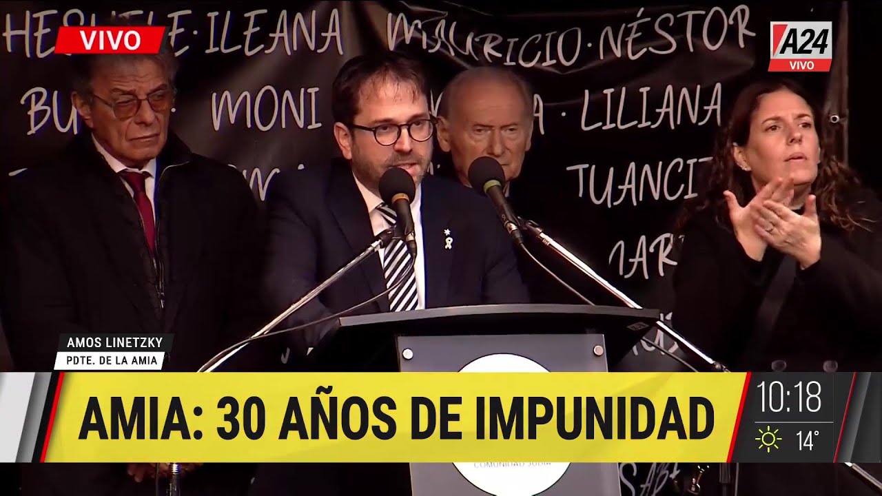 AMIA: críticas a la Justicia y un pedido especial en el 30º aniversario del atentado