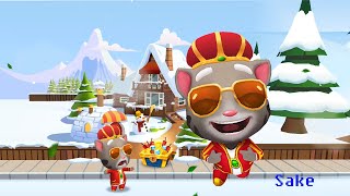 Run Run Run Mèo King Tom, Chạy Đua Online Chạy Đập Gấu Mèo Trộm Vàng - Talking Tom D Run