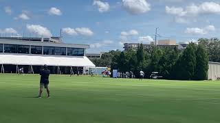 Tom Brady and his son Jack running