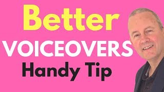 Improve Your Voice Overs With This Handy Tip