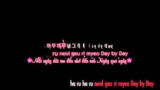 [Vietsub + Karaoke + Kara Effect] Day by day - Tara