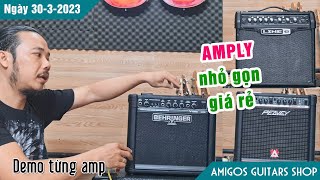 Amply Guitar secondhand nhỏ gọn, giá rẻ, chất lượng | Ngày 30-3-2023 | Amigos Guitars Shop