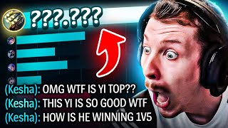 SHOWING KESHA THE POWER OF MASTER YI TOP. screenshot 4