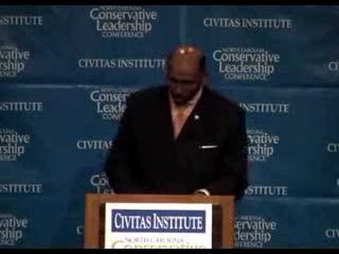 Michael Steele outlines conservative ideas in Civi...