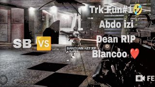 Mc5 Sb "2parts" Friends 🆚 Hackers : ♦️Trk Fun🤣 #1 -♦️Abdo izi pizi -♦️Dean RIP -♦️Blanco. #⚔️izi4me