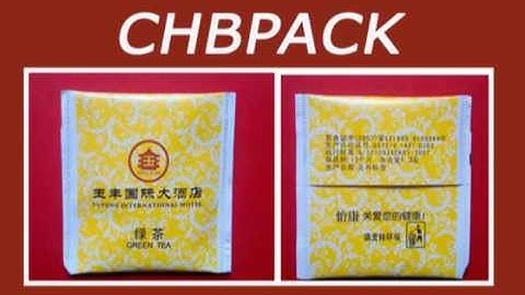 【tea bag packaging machine】 inner bag with thread,tag and outer envelope