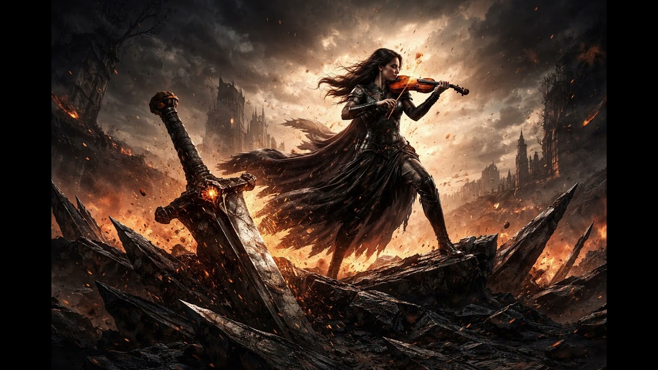 Symphony of the Broken Blade | Epic Cinematic Violin Instrumental | Powerful Orchestral Music