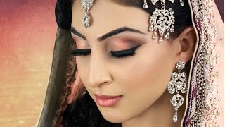 Subtle Peach Asian Bridal Makeup